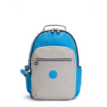 Bolsas Para Portatil Kipling Seoul Large 15" Backpack Azules Grises | MX 1645JP